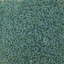 SEED BEAD, MIYUKI, 11/0 EUCALYPTUS CEYLON (RR521). SOLD PER PACK OF 10GM.