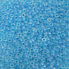 SEED BEAD, MIYUKI, 11/0 BLUE CEYLON (RR537). SOLD PER PACK OF 10GM.