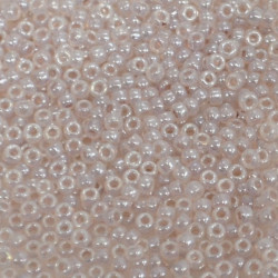 SEED BEAD, MIYUKI, 11/0 LIGHT MAUVE CEYLON (RR542). SOLD PER PACK OF 10GM.