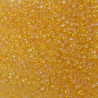SEED BEAD, MIYUKI, 11/0 TRANSPARENT LIGHT TOPAZ AB (RR251). SOLD PER PACK OF 10GM.