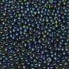 SEED BEAD, MIYUKI, 11/0 METALLIC GUNMETAL IRIS (RR456). SOLD PER PACK OF 10GM.