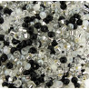 SEED BEAD, MIYUKI 8/0 MIX APPARITION. SOLD PER PACK OF 10GM.