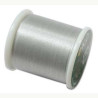 BEADING THREAD, K.O., LIGHT GREY, 330DTEX. SOLD PER SPOOL OF 55YD.
