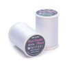 MIYUKI, CROCHET THREAD, SIZE 8 (0.45MM), WHITE. SOLD PER SPOOL OF 25M.