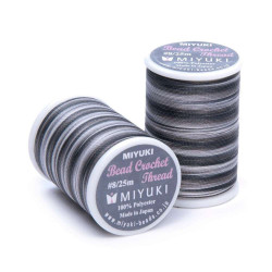 MIYUKI, CROCHET THREAD, SIZE 8 (0.45MM), APPARITION. SOLD PER SPOOL OF 25M.