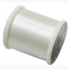 BEADING THREAD, K.O., IVORY, 330DTEX. SOLD PER SPOOL OF 55YD.