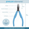 PLIER, JEWELERS ELEMENTS SERIES, ROUND NOSE 4.75"
