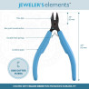 PLIER, JEWELERS ELEMENTS SERIES, SIDE CUTTER 4.75"