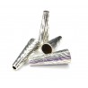 BEADCONE, 11X28MM, ANTIQUE SILVER. SOLD PER PACK OF 6.