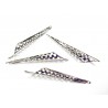 ENDCONE, 5X44MM, RHODIUM PLATED, NICKEL FREE. SOLD PER PACK OF 10.