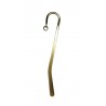 BOOKMARK, STRAIGHT, 5 INCHES, ANTIQUE PLATED. SOLD PER PACK OF 4.